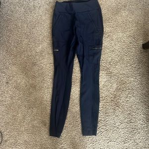 Athleta pants size zipper size two leggins
